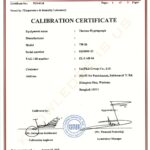 Sensor with certificate